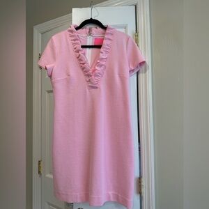 Lilly Pulitzer Short Sleeve Tisbury Shif Prosecco Pink  Size Large